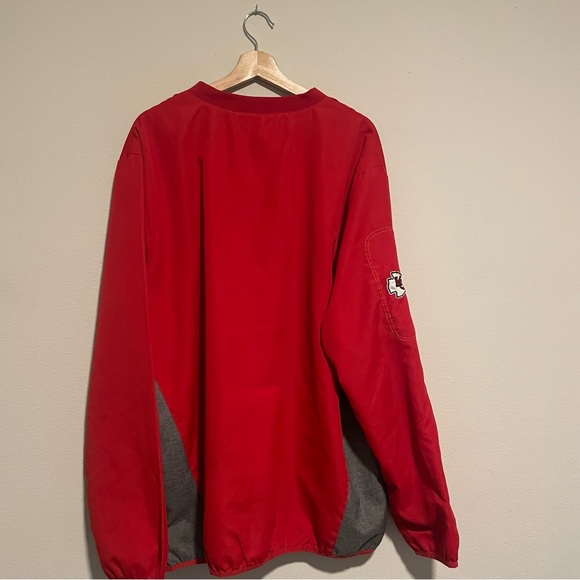 NFL Red and Gold Kansas City Chiefs Windbreaker Pullover Jacket, Size XXL - Picture 2 of 4